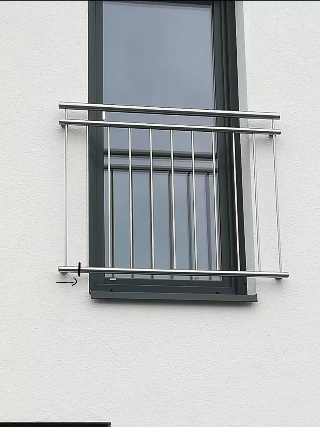 Metall Balkon Edelstahl Alu Glas